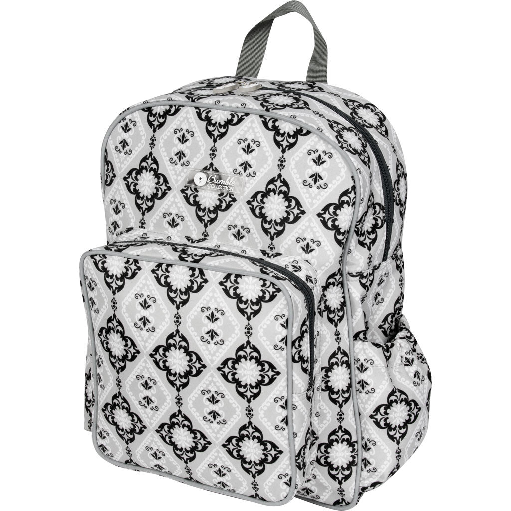 diaper backpack in grey