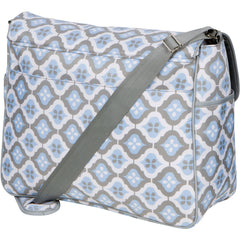 Amber Tote in Sky Blue Montage