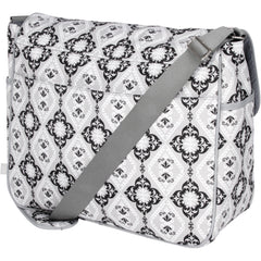 diaper bag messenger back view