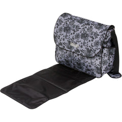 diaper bag messenger with changing pad