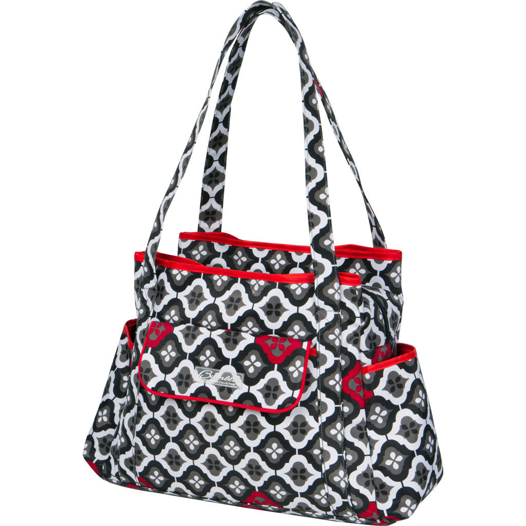 diaper bag tote red