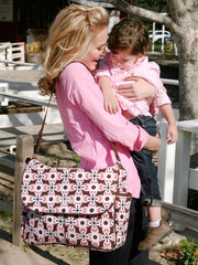 Amber Tote in Pink Geo